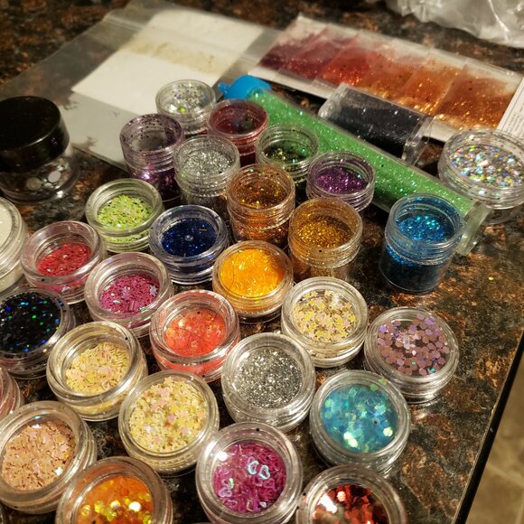 Nail Art Glitter (lot of 80) - Picture 2 of 3
